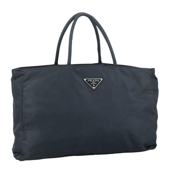 PRADA Hand Bag Nylon Navy Auth bs21367 - Picture 1 of 16